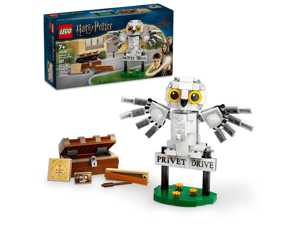 LEGO Harry Potter Hedwig bij Ligusterlaan 4 - 76425