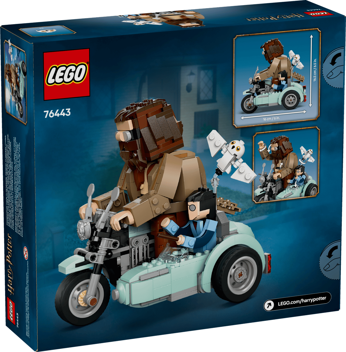 LEGO Harry Potter Hagrid en Harry's rit op de motor - 76443
