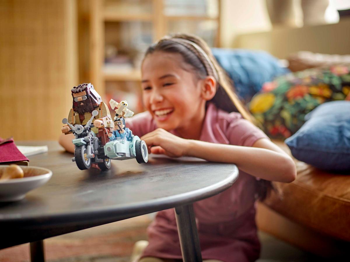 LEGO Harry Potter Hagrid en Harry's rit op de motor - 76443