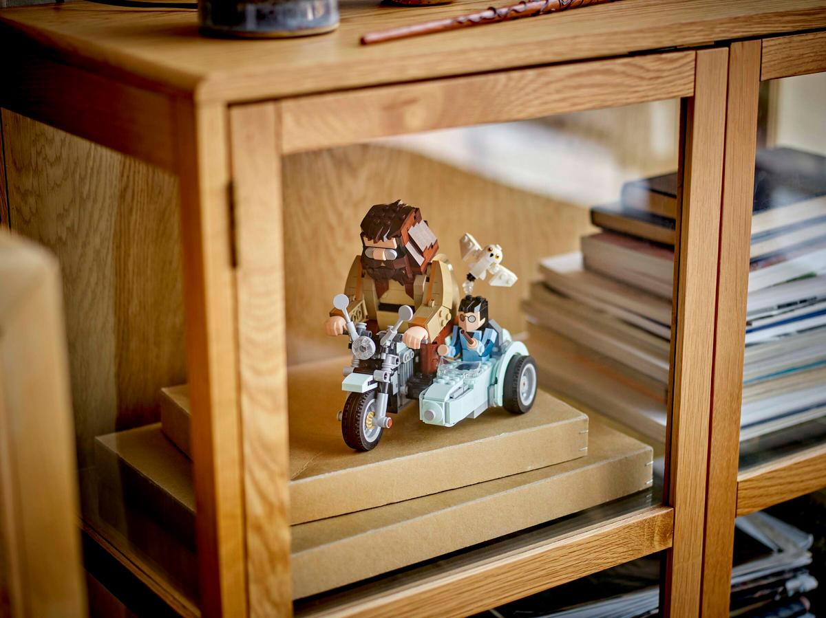 LEGO Harry Potter Hagrid en Harry's rit op de motor - 76443