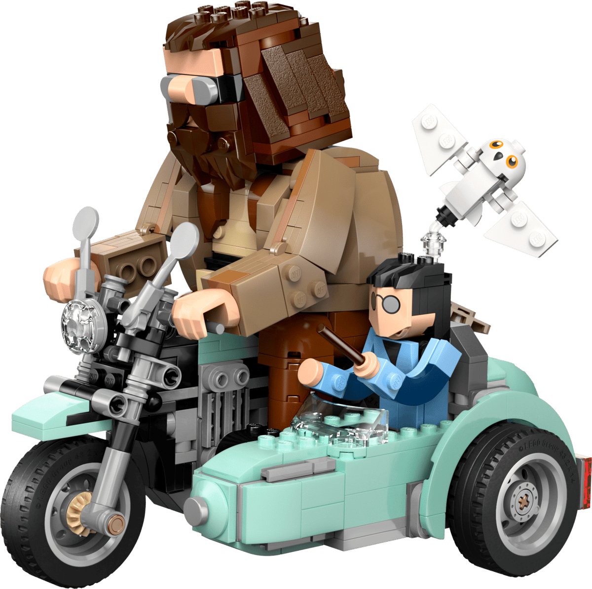 LEGO Harry Potter Hagrid en Harry's rit op de motor - 76443