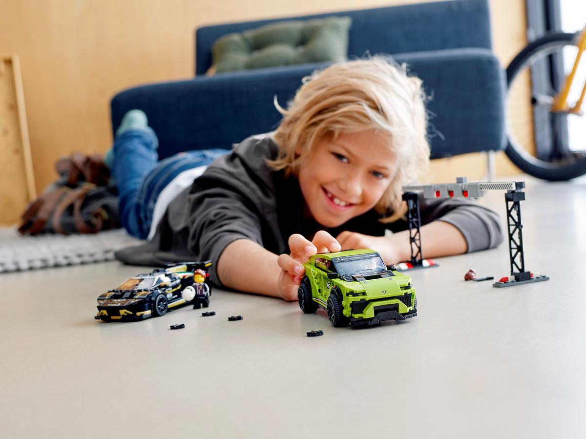 LEGO Speed Champions Lamborghini Urus ST-X & Lamborghini Huracán Super Trofeo EVO - 76899