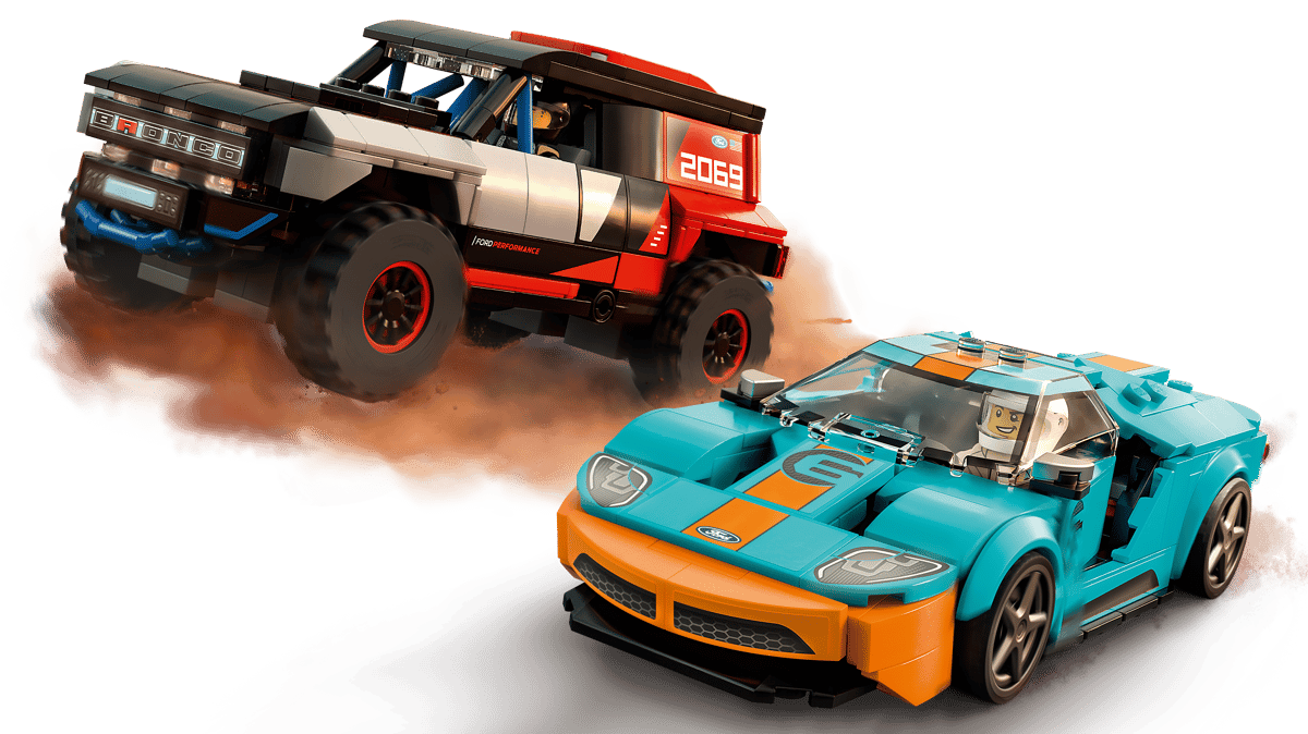 LEGO Speed Champions Ford GT Heritage Edition en Bronco R - 76905