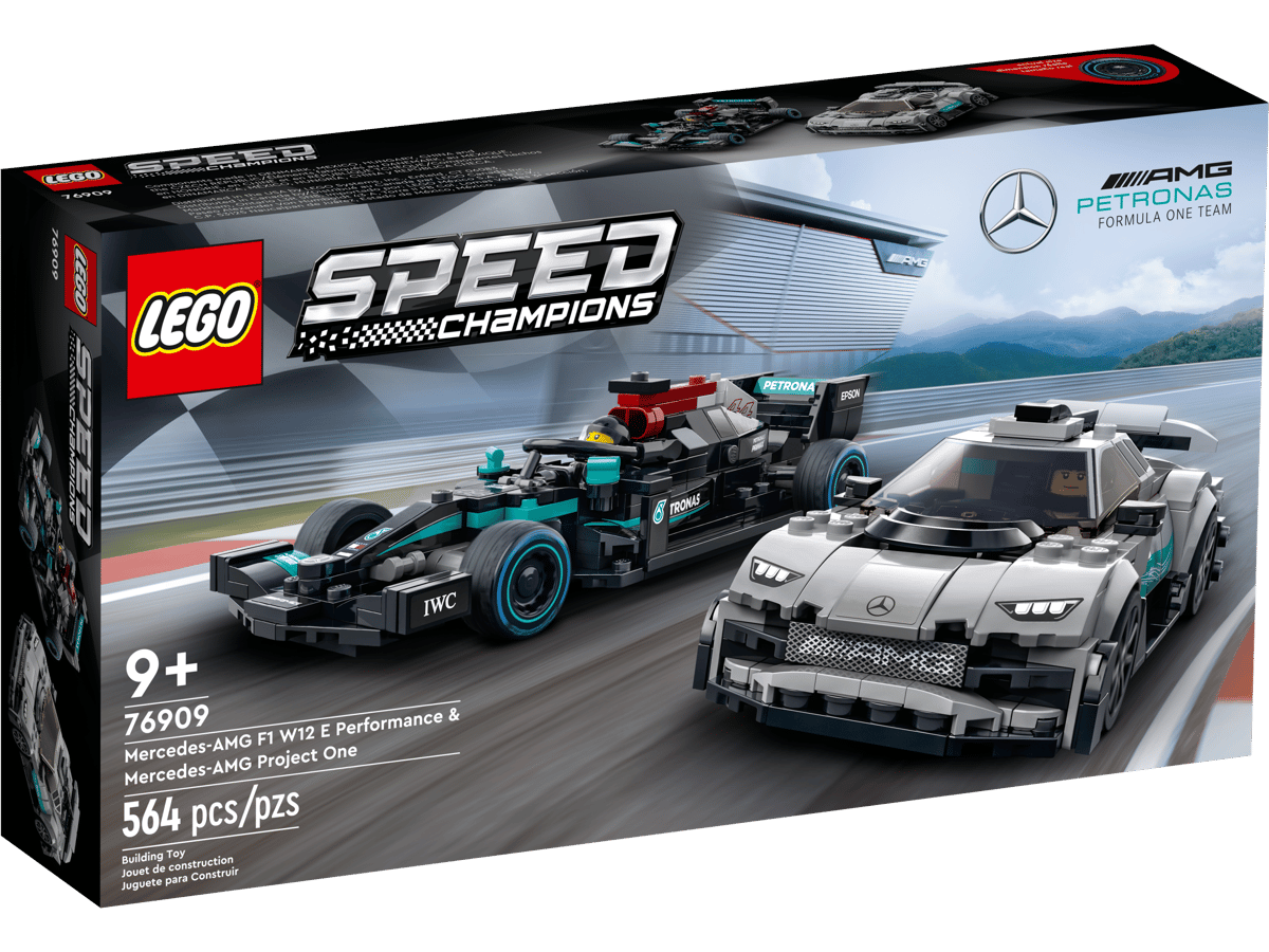 LEGO Speed Champions Mercedes-AMG F1 W12 E Performance & Mercedes-AMG Project One - 76909