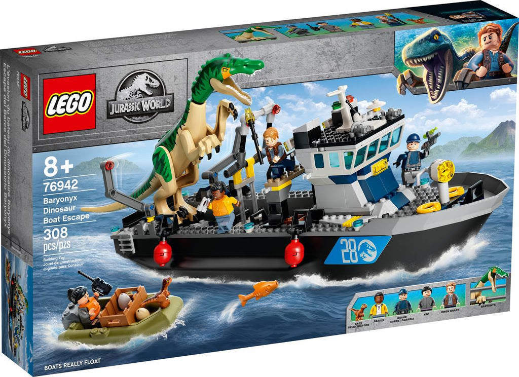 LEGO Jurassic World Bootontsnapping van Dinosaurus Baryonyx - 76942