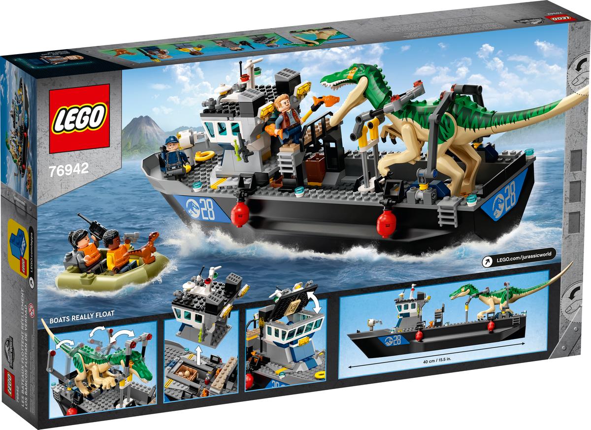 LEGO Jurassic World Bootontsnapping van Dinosaurus Baryonyx - 76942
