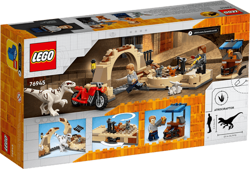 LEGO Jurassic World Atrociraptor Dinosaurus Achtervolging - 76945