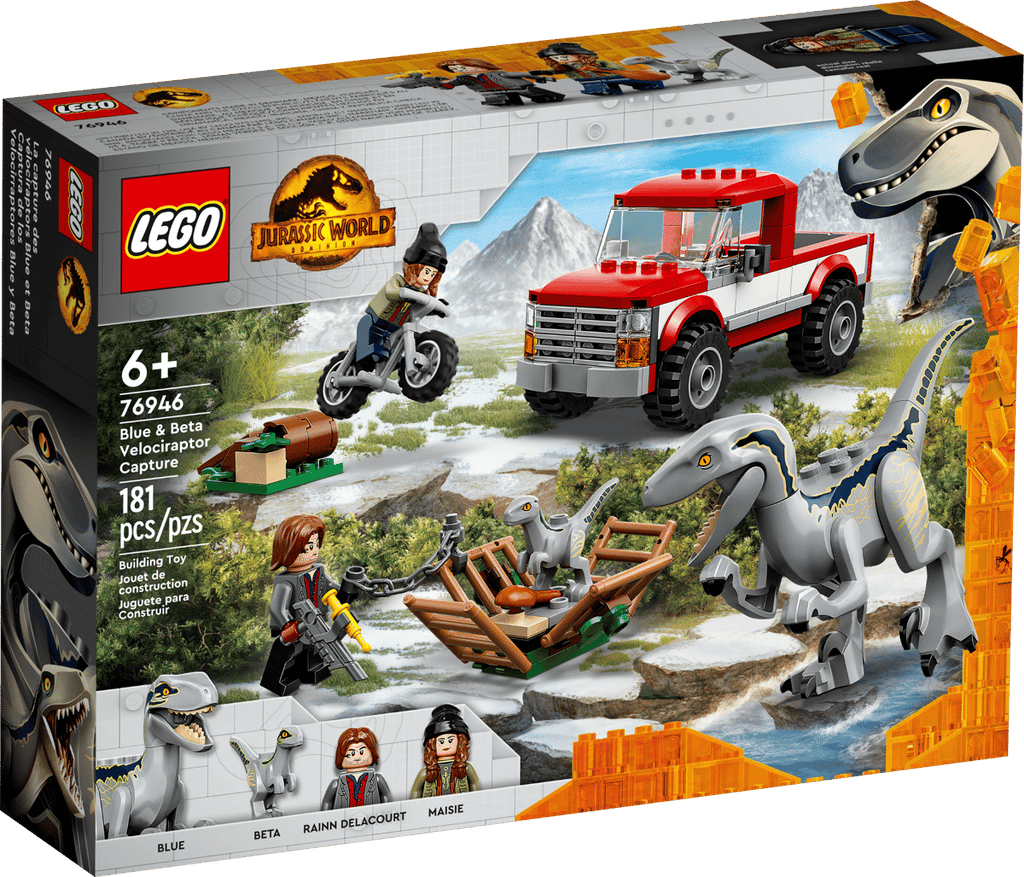 LEGO Jurassic World Blue & Beta Velociraptorvangst - 76946