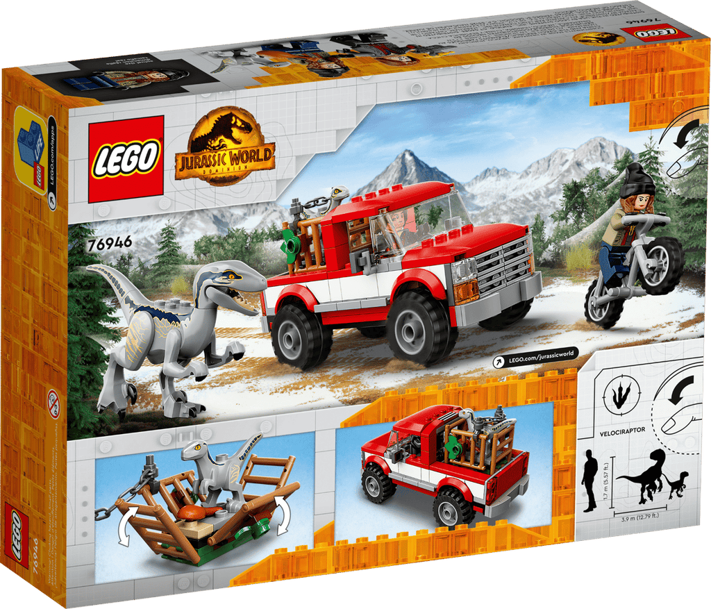 LEGO Jurassic World Blue & Beta Velociraptorvangst - 76946