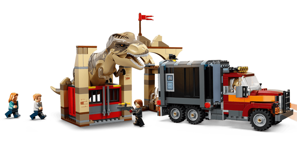 LEGO Jurassic World T. Rex & Atrociraptor Dinosaurus Ontsnapping - 76948