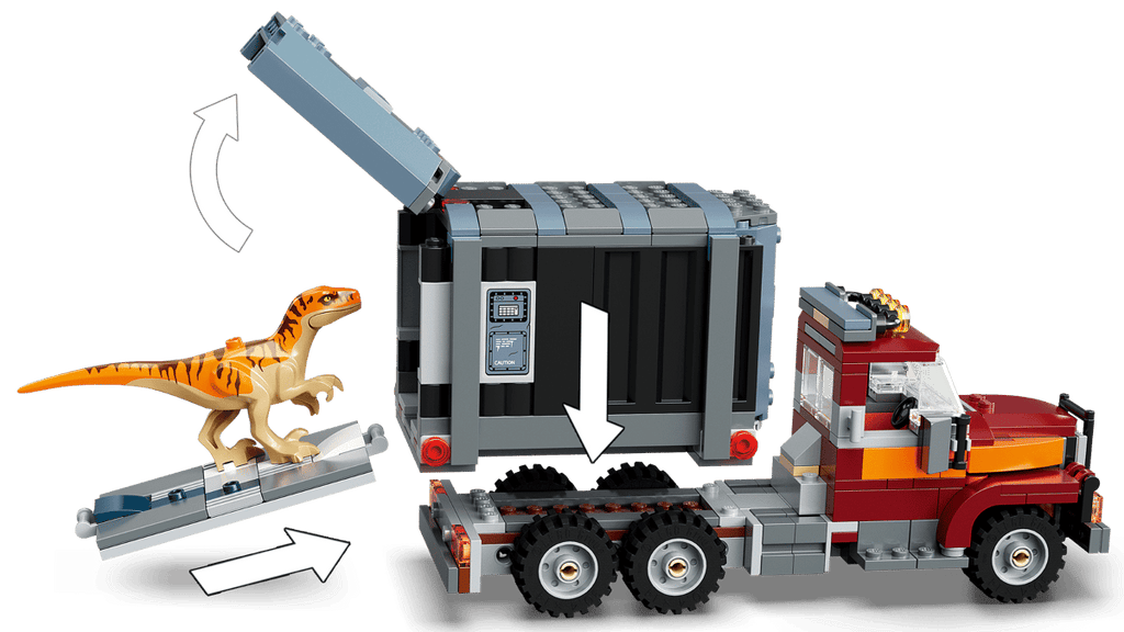 LEGO Jurassic World T. Rex & Atrociraptor Dinosaurus Ontsnapping - 76948