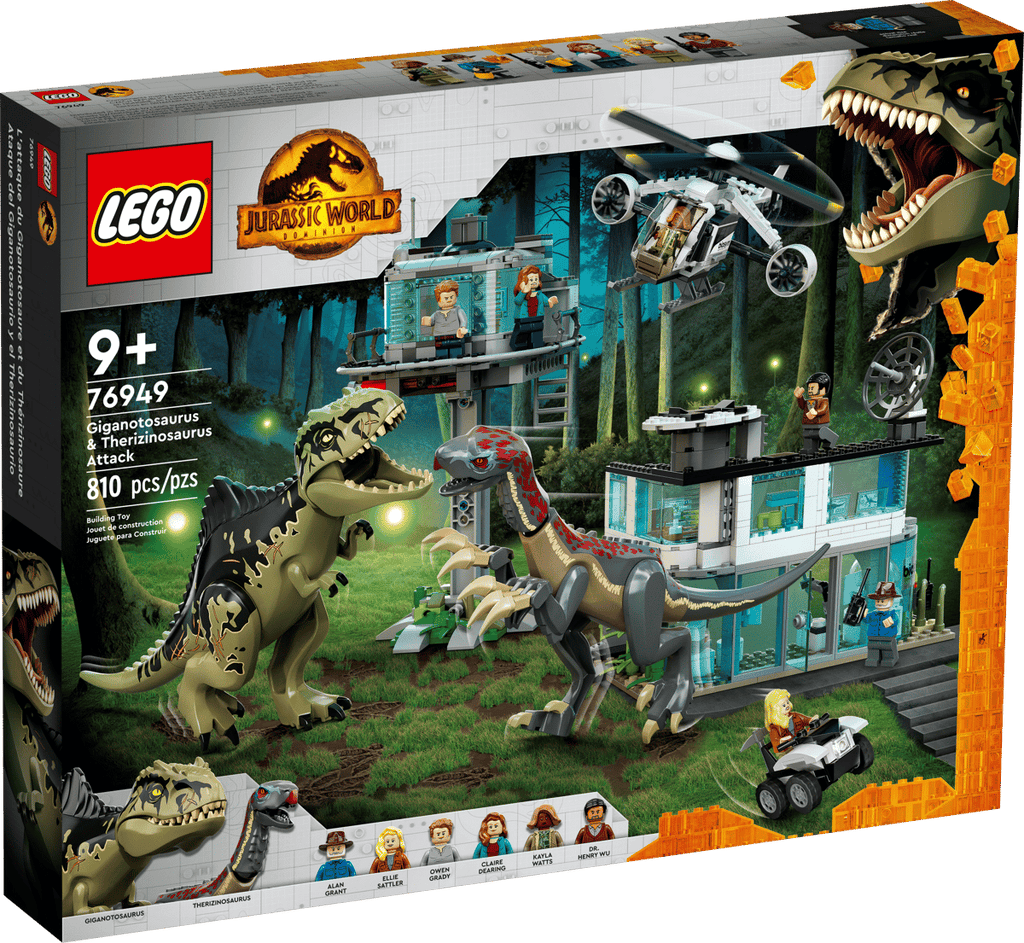 LEGO Jurassic World liganotosaurus & Therizinosaurus Aanval - 76949