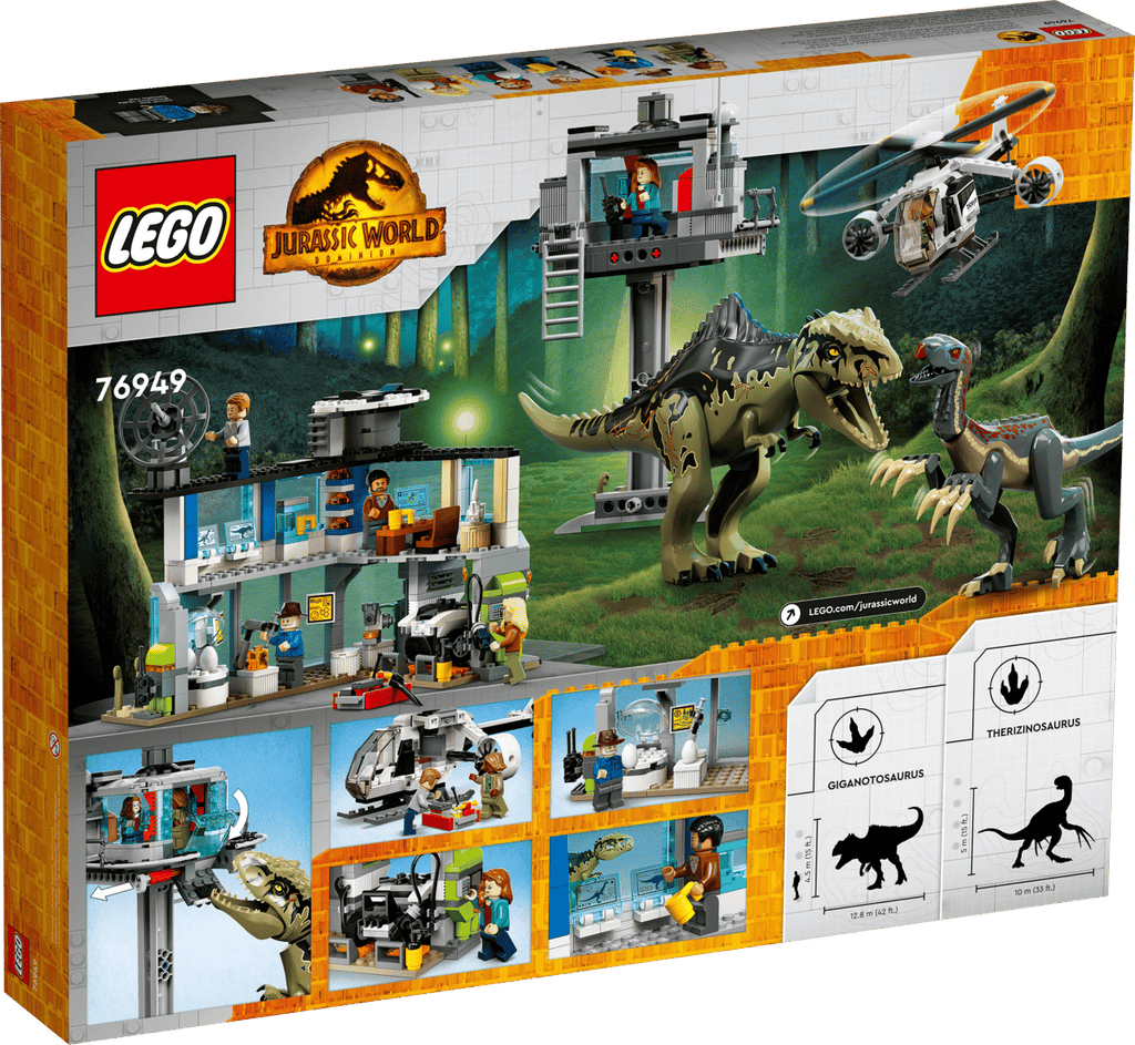 LEGO Jurassic World liganotosaurus & Therizinosaurus Aanval - 76949