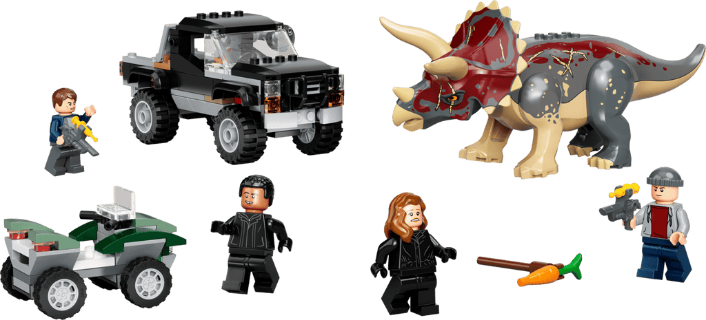 LEGO Jurassic World Triceratops Pick-uptruck Hinderlaag - 76950