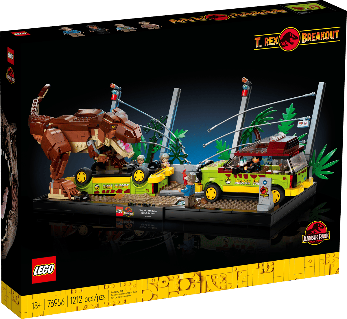LEGO Jurassic World T-Rex ontsnapping - 76956