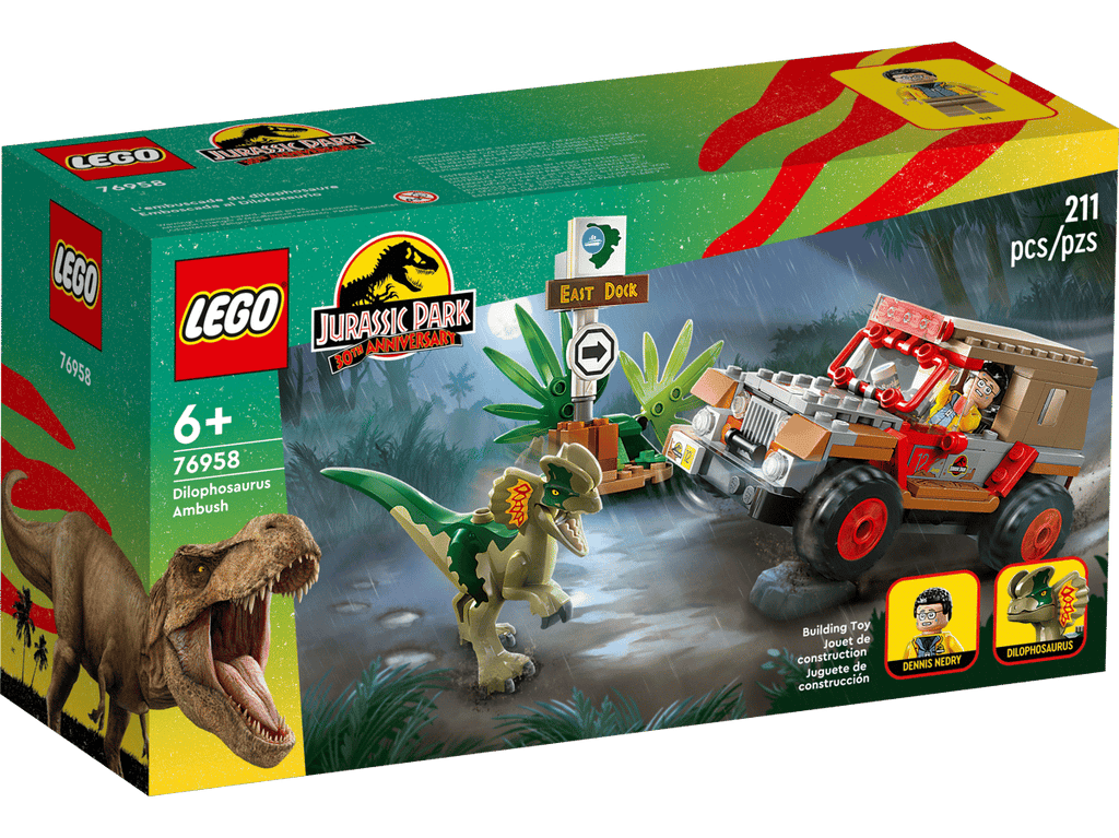 LEGO Jurassic World Dilophosaurus Hinderlaag - 76958