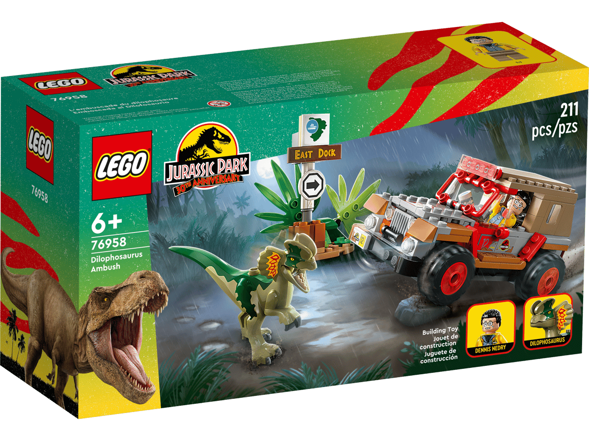 LEGO Jurassic World Dilophosaurus Hinderlaag - 76958