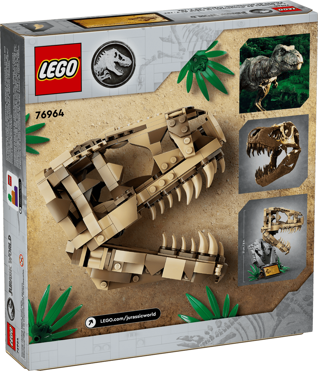 LEGO Jurassic World Dinosaurusfossielen: T. rex schedel - 76964