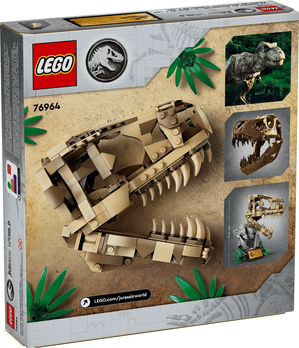 LEGO Jurassic World Dinosaurusfossielen: T. rex schedel - 76964