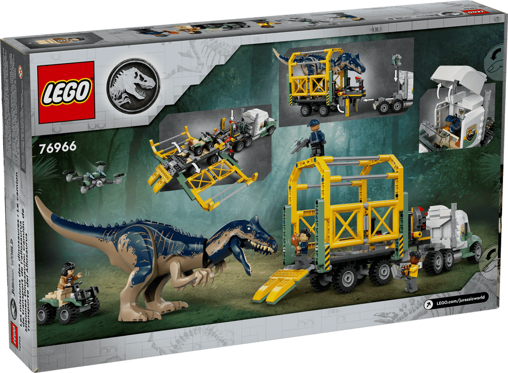 LEGO Jurassic World Dinosaurusmissies: Allosaurus transporttruck - 76966