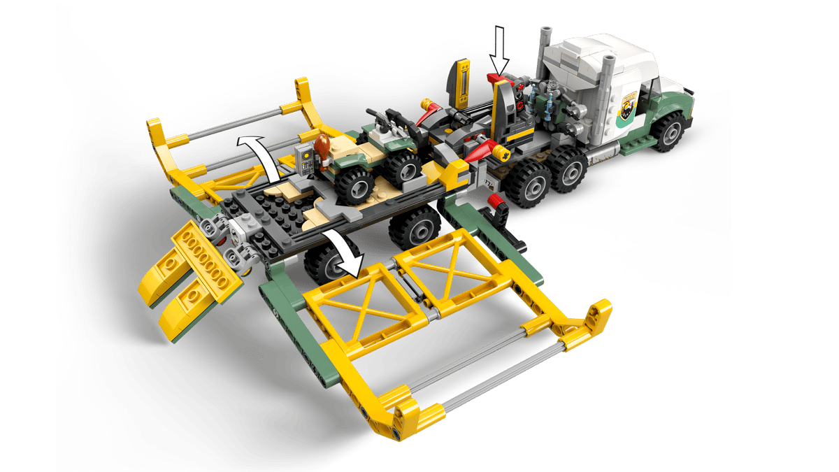 LEGO Jurassic World Dinosaurusmissies: Allosaurus transporttruck - 76966