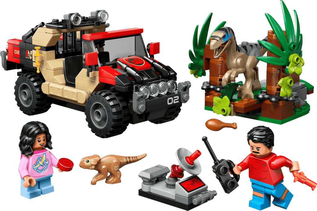 LEGO Jurassic World Offroad Raptorontsnapping - 76972