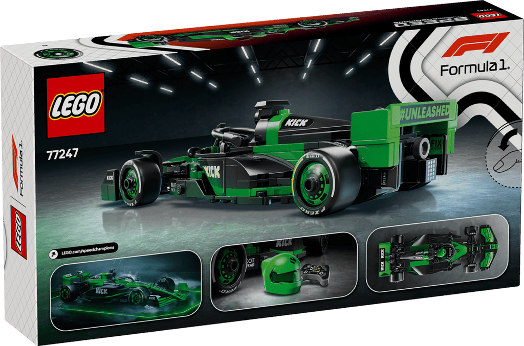 LEGO Speed Champions KICK Sauber F1 Team C44 racewagen - 77247