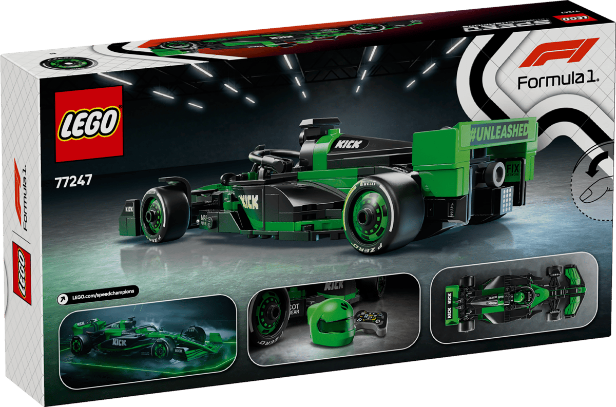 LEGO Speed Champions KICK Sauber F1 Team C44 racewagen - 77247