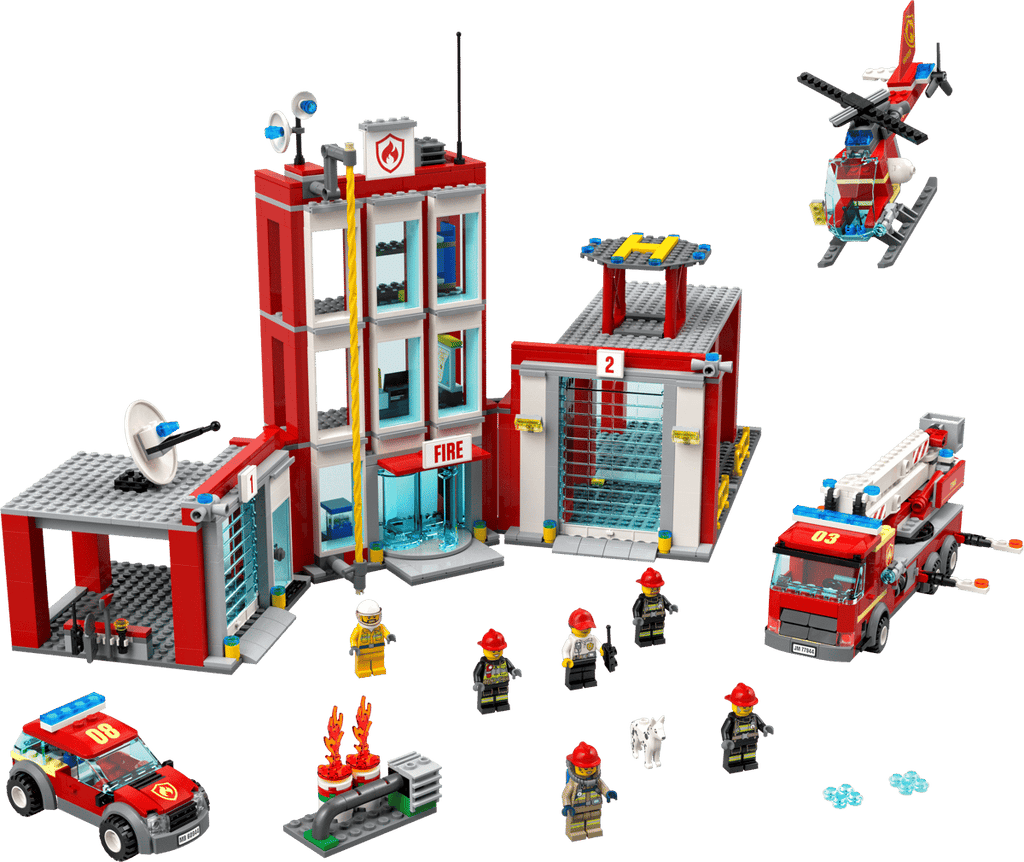 LEGO City Brandweerkazerne Hoofdkwartier - 77944