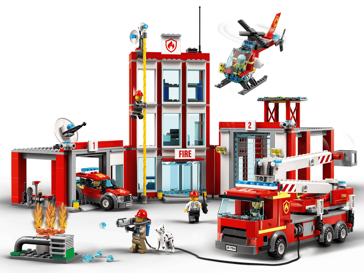 LEGO City Brandweerkazerne Hoofdkwartier - 77944