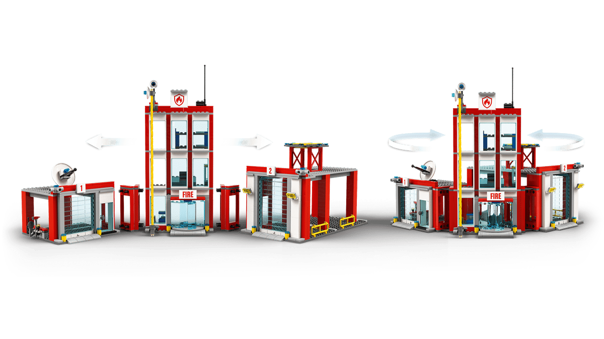 LEGO City Brandweerkazerne Hoofdkwartier - 77944