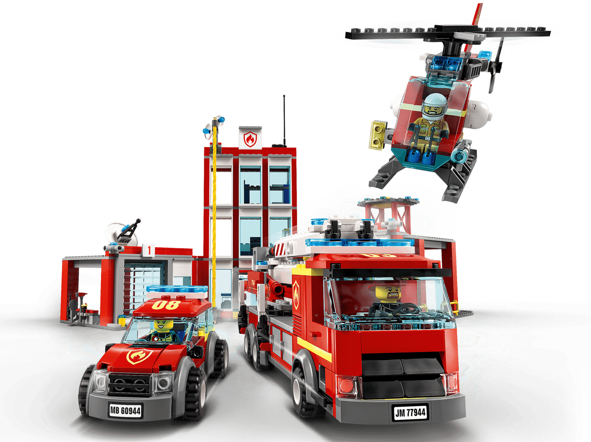 LEGO City Brandweerkazerne Hoofdkwartier - 77944