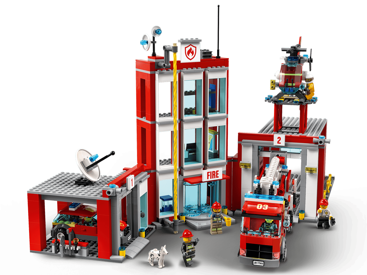 LEGO City Brandweerkazerne Hoofdkwartier - 77944