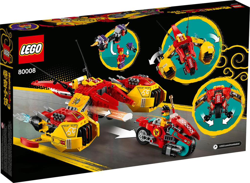 LEGO Monkie Kid’s wolkenvliegtuig – 80008