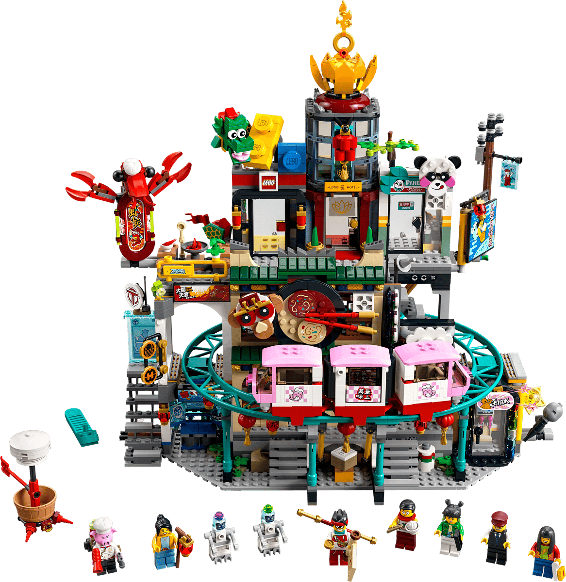 LEGO Monkie Kid - De Lantaarnstad - 80036