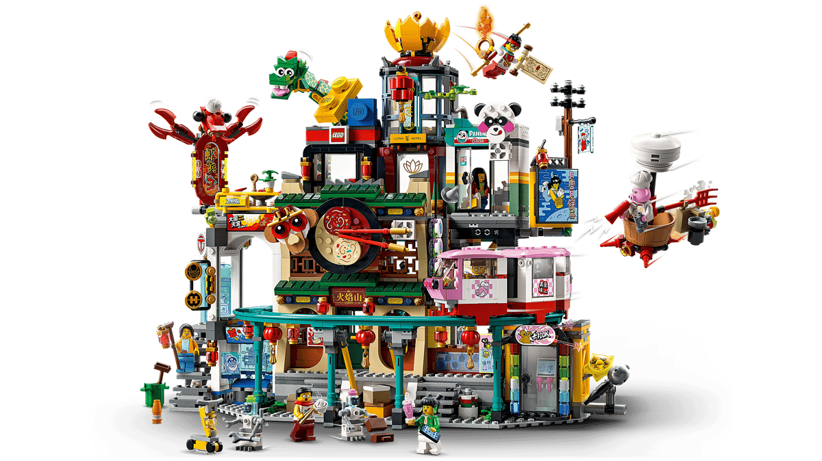 LEGO Monkie Kid - De Lantaarnstad - 80036