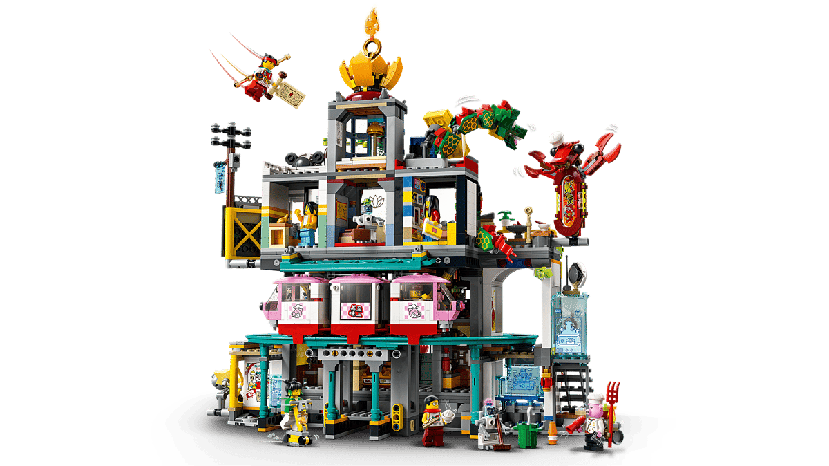 LEGO Monkie Kid - De Lantaarnstad - 80036