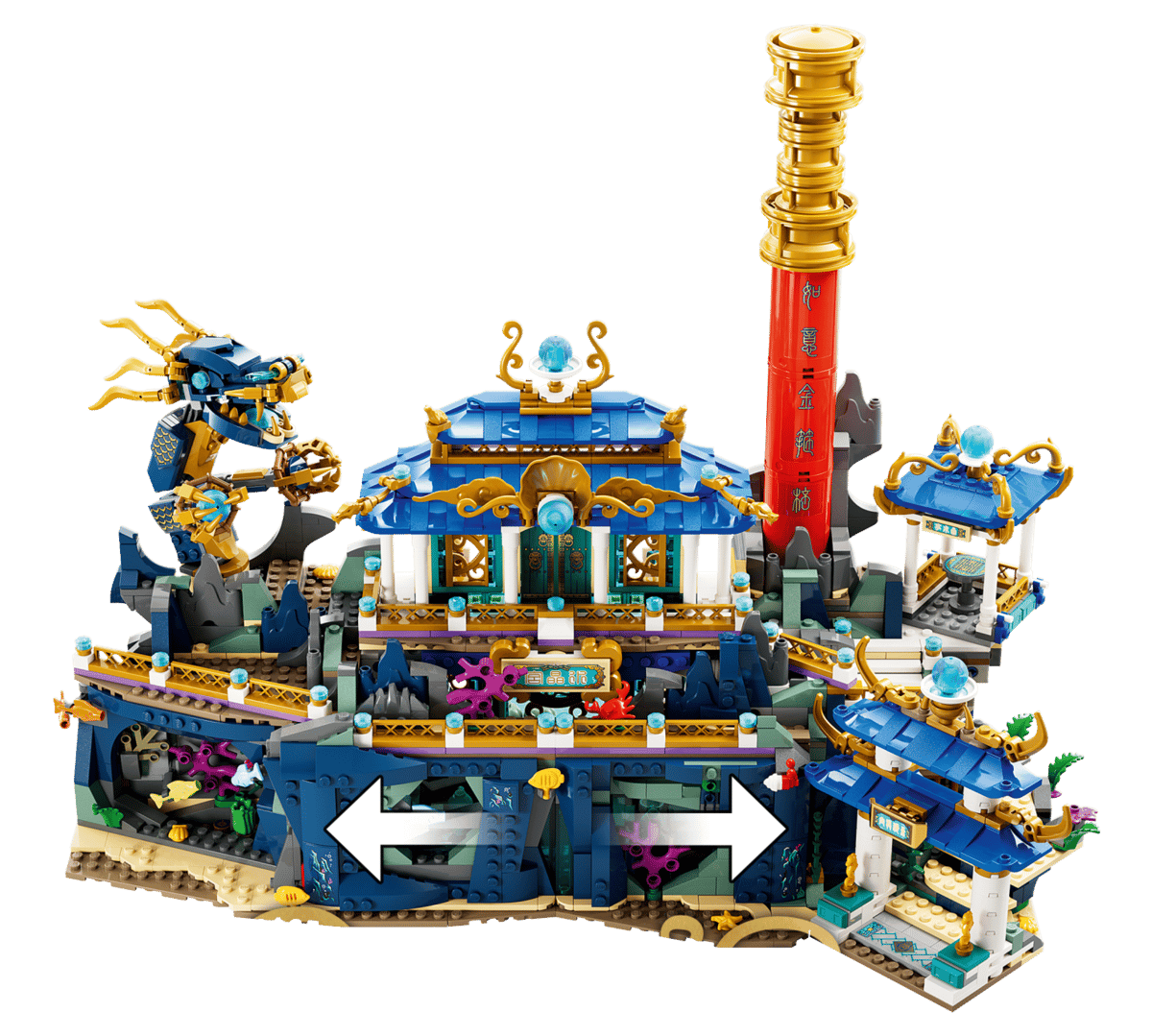 LEGO Monkey Kid Draak van het Oosten Paleis - 80049
