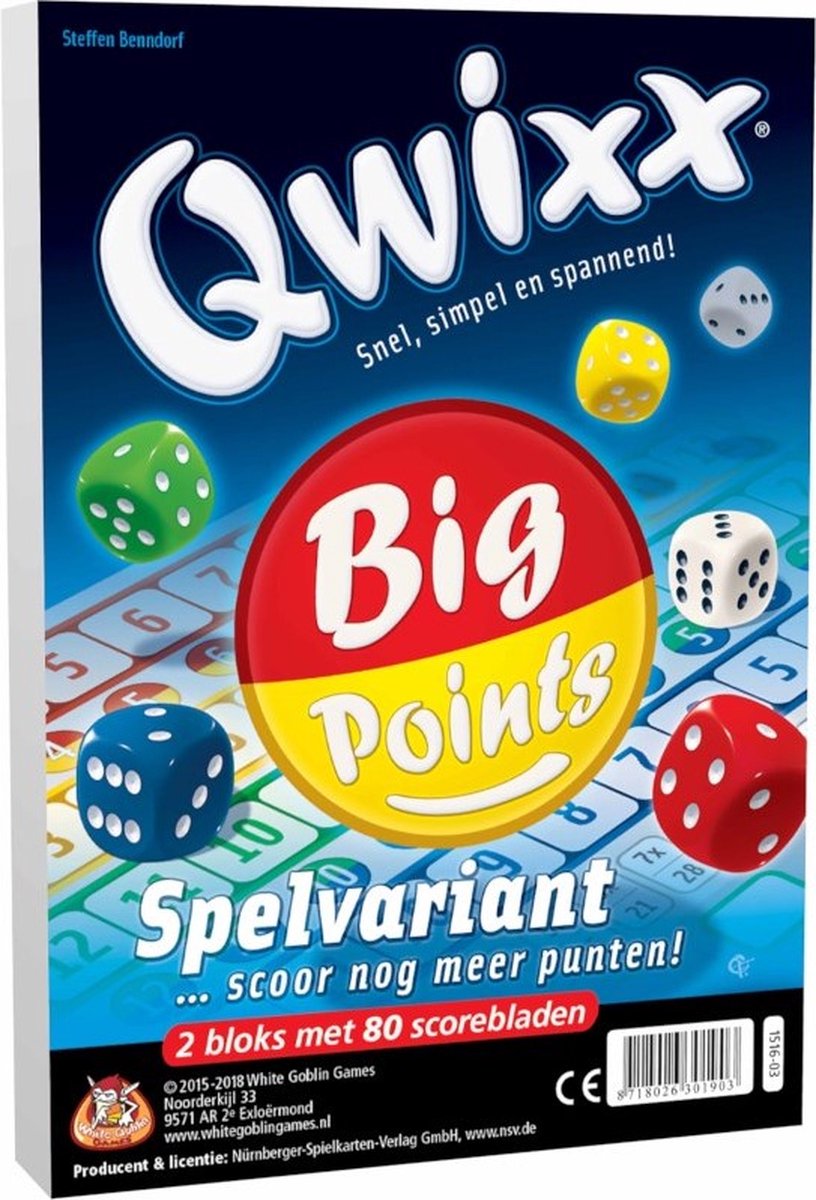 Qwixx Big Points - Dobbelspel