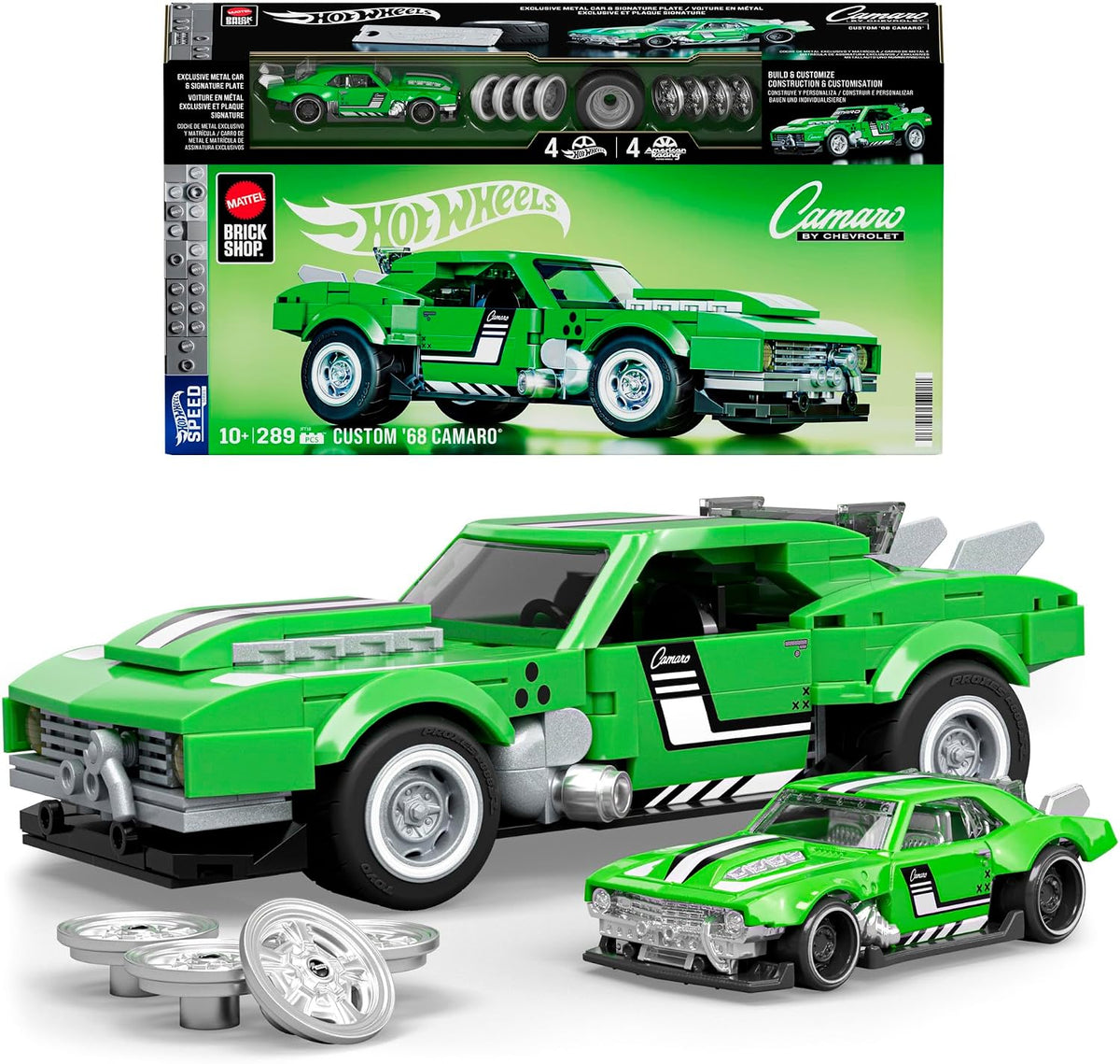 Mattel Brick Shop Hot Wheels Custom '68 Camaro