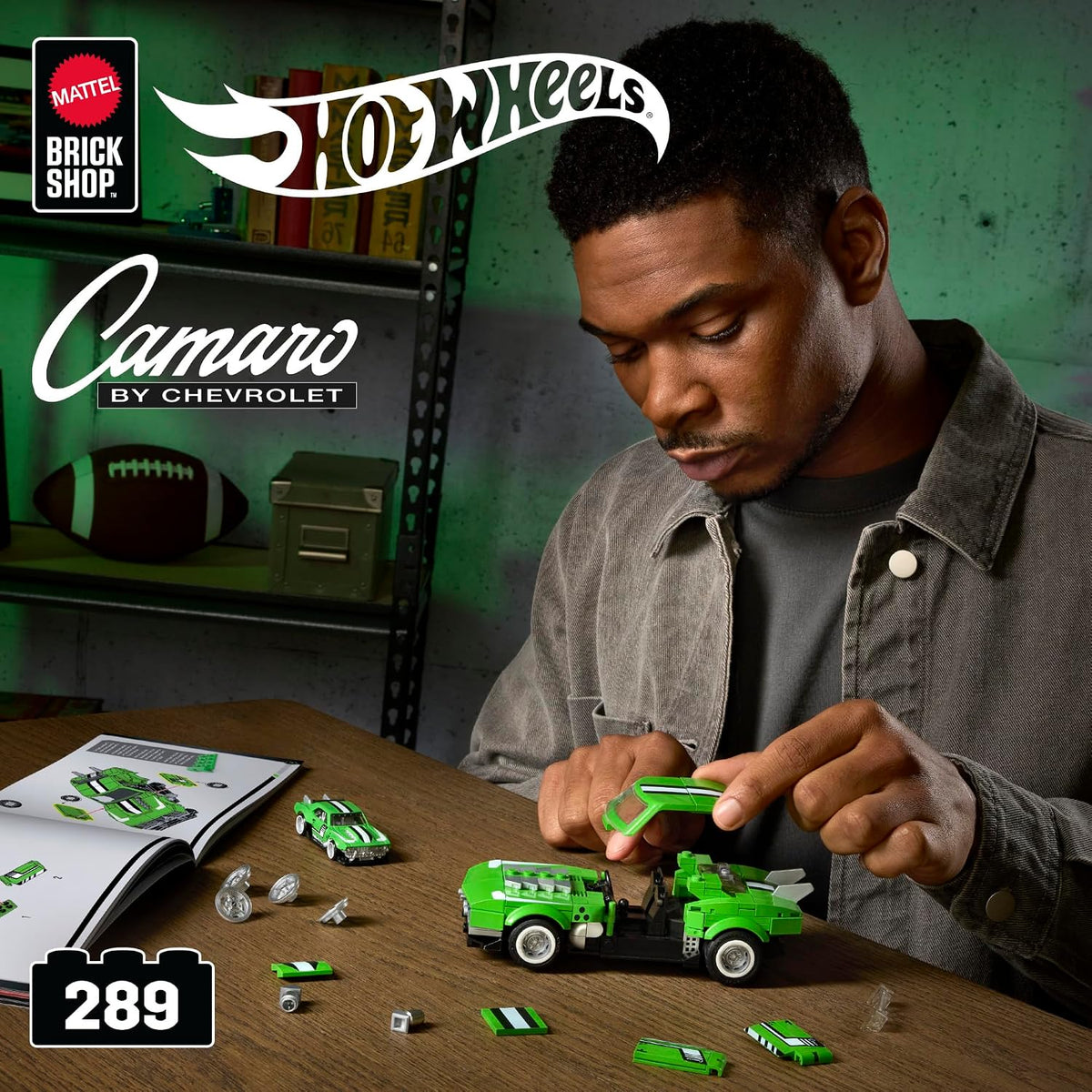 Mattel Brick Shop Hot Wheels Custom '68 Camaro