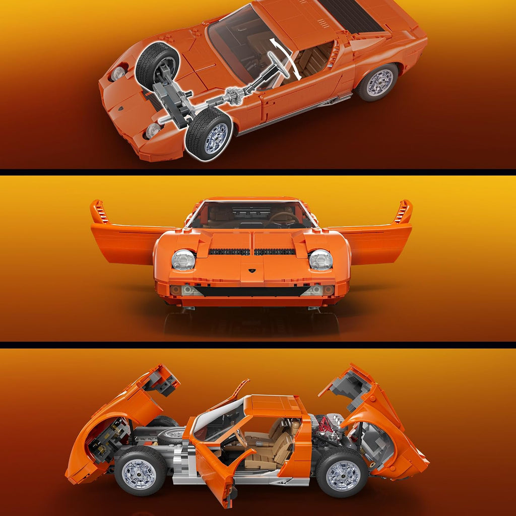 Mattel Brick Shop Hot Wheels Lamborghini Miura P400 SV
