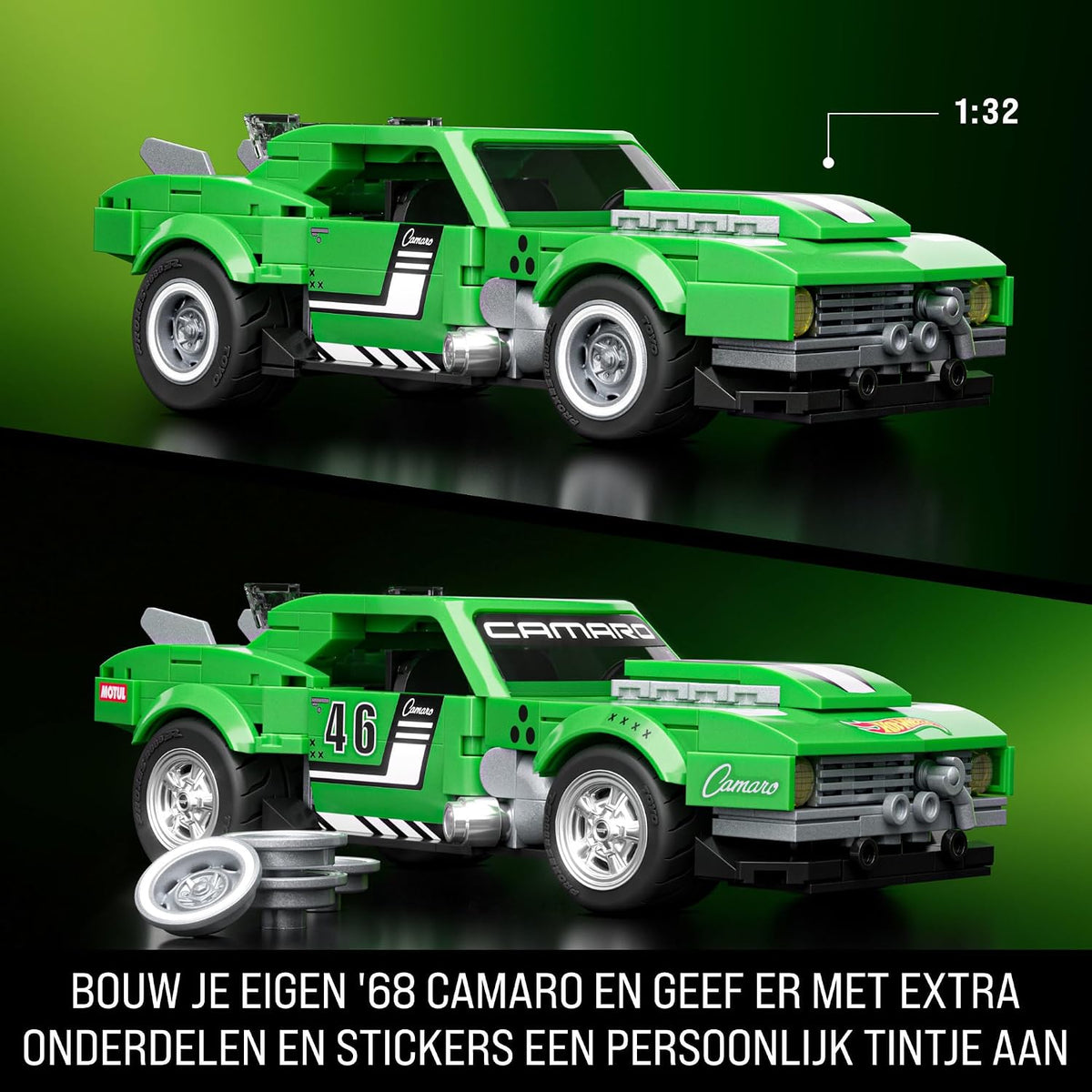 Mattel Brick Shop Hot Wheels Custom '68 Camaro