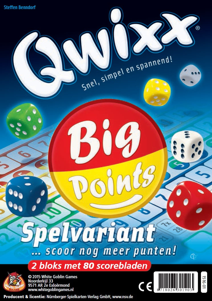 Qwixx Big Points - Dobbelspel