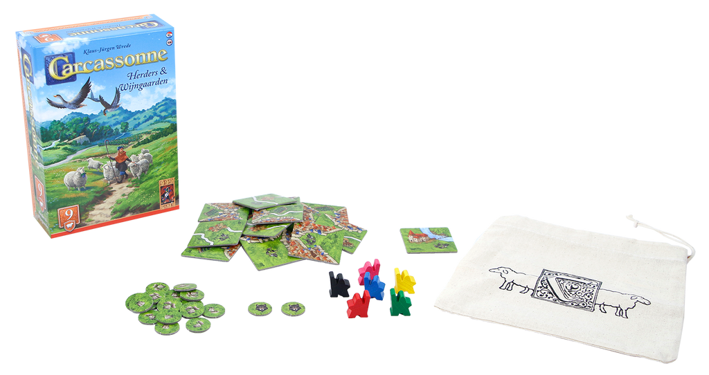 Carcassonne: Herders & Wijngaarden uitbreiding (NL)