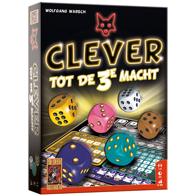 Clever tot de 3e macht - Dobbelspel (NL)