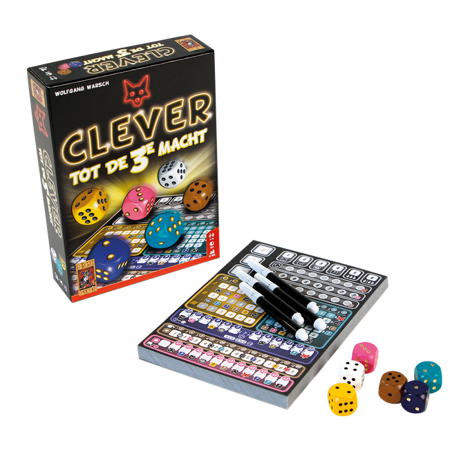 Clever tot de 3e macht - Dobbelspel (NL)
