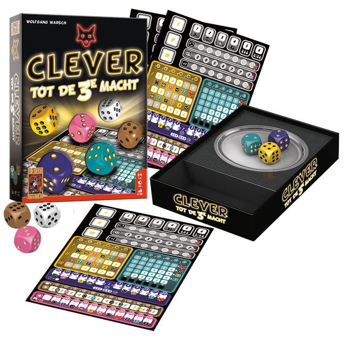 Clever tot de 3e macht - Dobbelspel (NL)