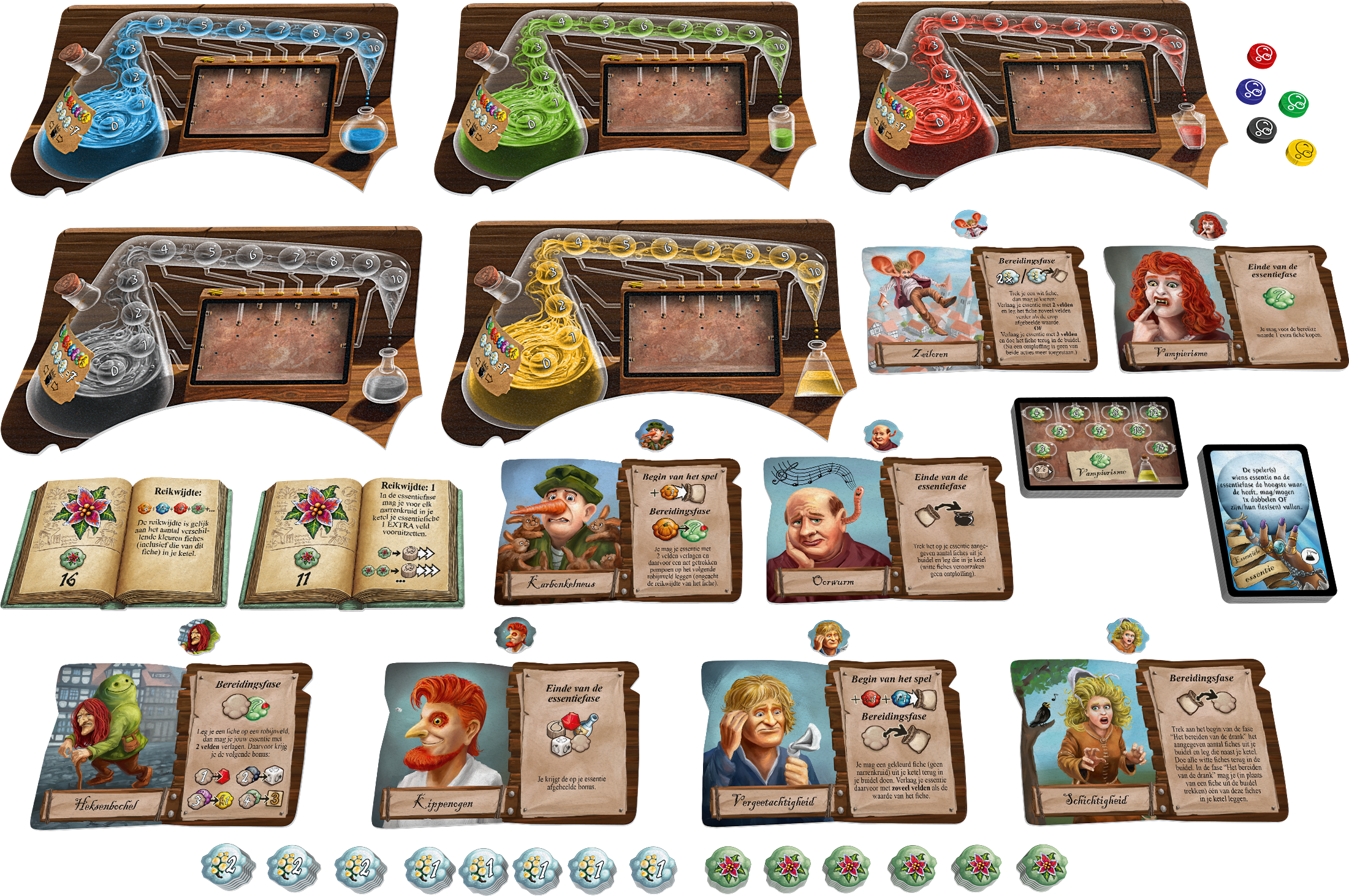 De Kwakzalvers van Kakelenburg: De Alchemisten Uitbreiding - Bordspel (NL)