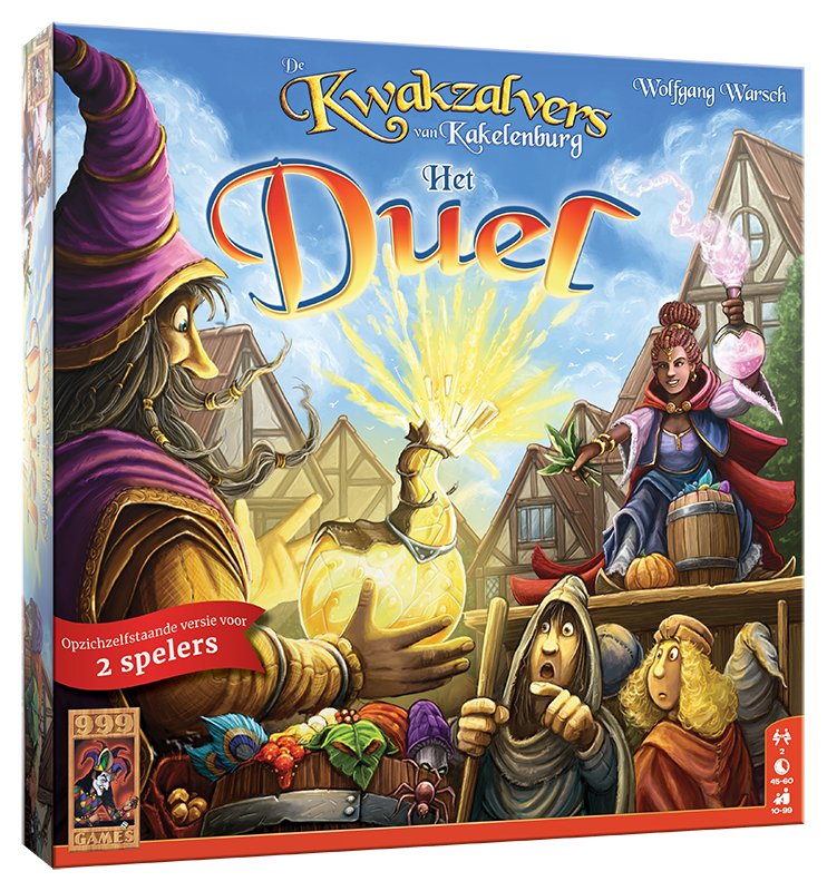 De Kwakzalvers van Kakelenburg: Het Duel - Bordspel (NL)